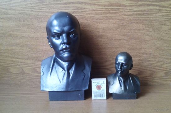 Два бюста В.И.Ленина. Ск.Завалов. Лениниана. (возможен обмен)