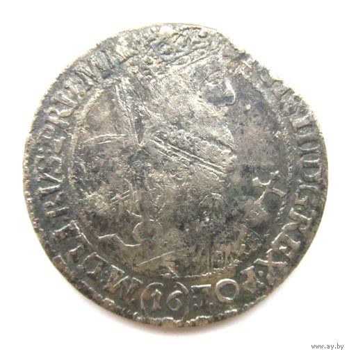 Все лоты с рубля.Орт (18 грошей) 1621 года. "16" под портретом,не частый