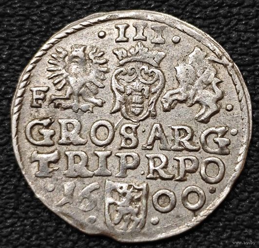 Трояк (3 гроша) 1600 года F. Всховский монетный двор. (Польша, Сигизмунд III Ваза) UNC. R