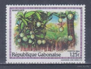 [905] Габон 1984. Флора.Фрукты.Плоды.Манго. БЕЗ КЛЕЯ.