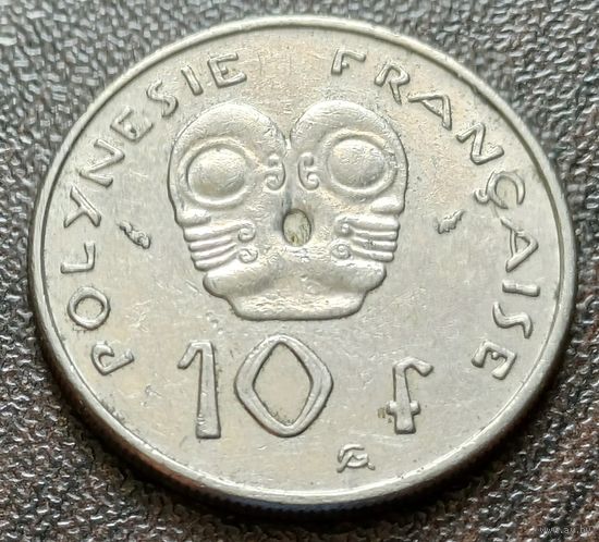 Французская Полинезия 10 франков, 1983    ( 1-7-3 )