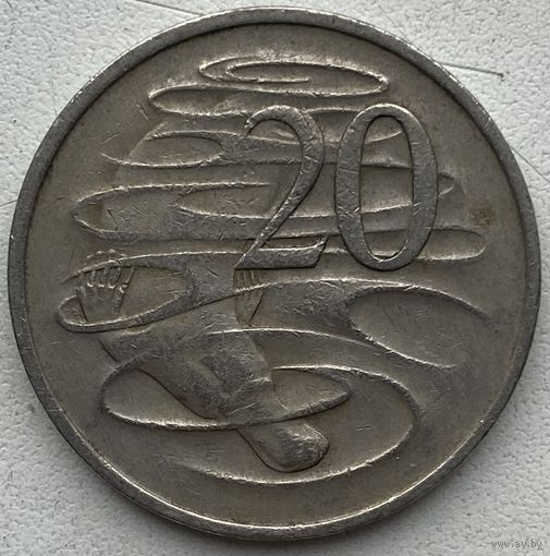 Австралия 20 центов 1967 г.