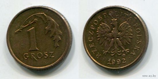 Польша. 1 грош (1992, XF)
