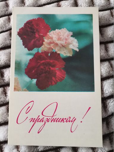 Открытка СССР С Праздником
