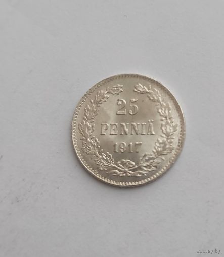 25 пенни 1917 года UNC