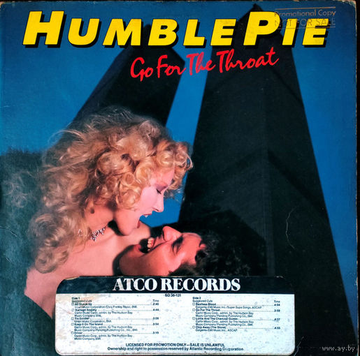 Humble Pie – Go For The Throat, LP 1981