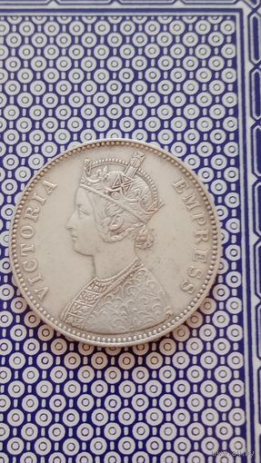 Индия 1 рупия 1884