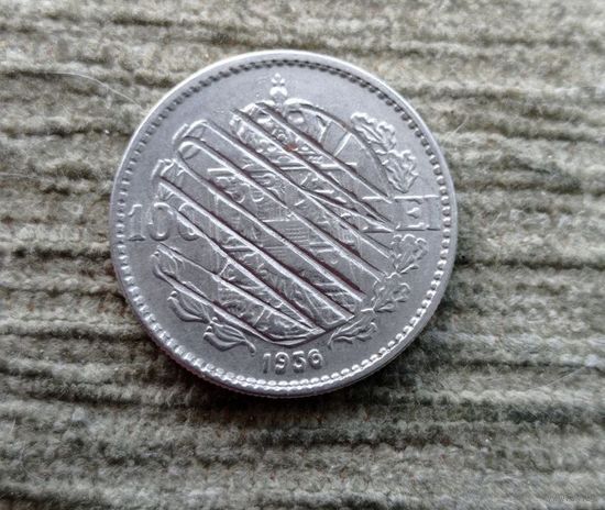Werty71 Румыния 100 лей 1936  Гашение военного времени