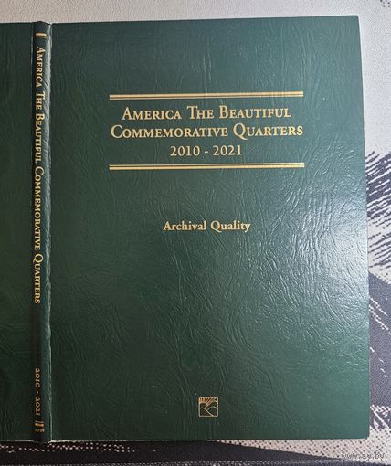 Альбом Памятные квотеры США 25 центов Национальные парки 2010 - 2021