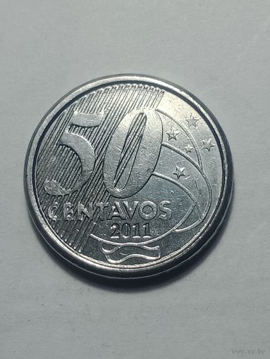 Бразилия 50 сентаво 2011 года .