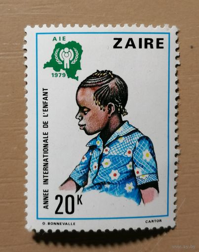 Марка Заир, международный год ребенка, 1979 г.,