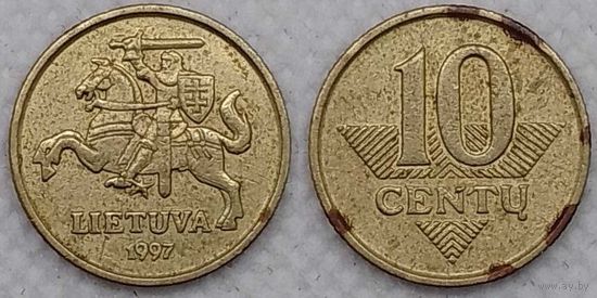 10 центов 1997 Литва