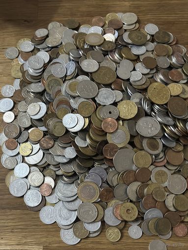 Монеты Мира 4,5 Кг.