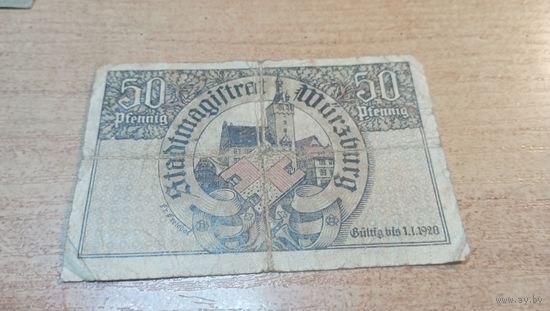 50 пфенигов 1921 года 772631