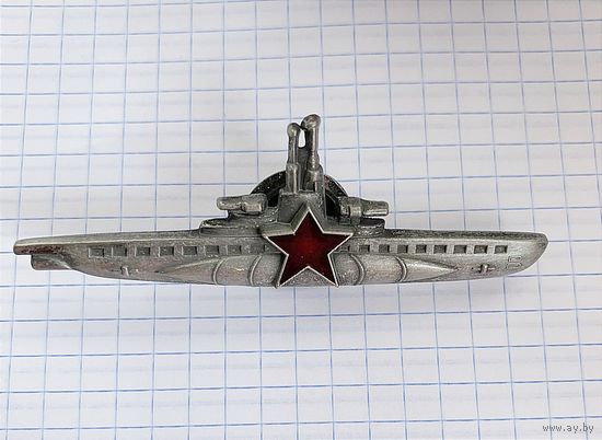 Знак "Командир подводной лодки " СССР копия