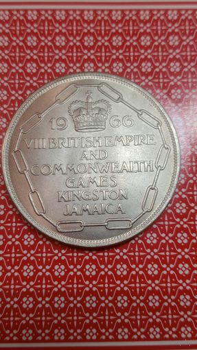 Ямайка 5 шиллингов 1966 британские игры содружества