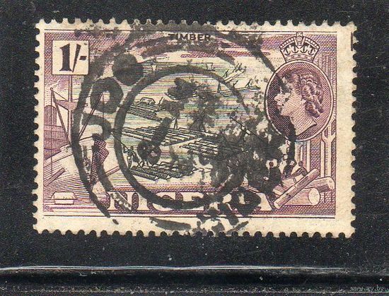 Нигерия. Mi:NG 79. Деревянные плоты. (1953).