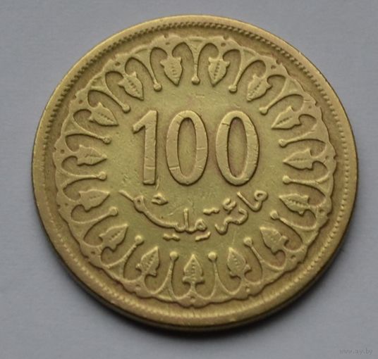 Тунис, 100 миллимов 1983 г.