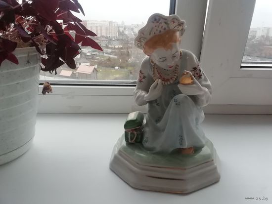 Фарфор малахитовая шкатулка