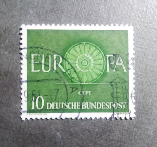 Марка Германия 1960 год Европа СЕРТ