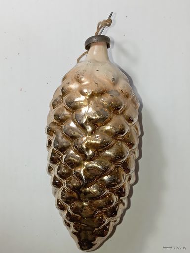 Ёлочная игрушка - шишка , СССР. С рубля