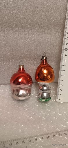 Ёлочные игрушки. Грибы. 25-5