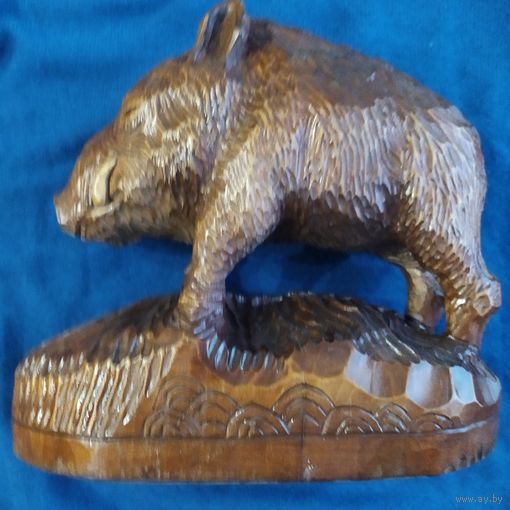 ДЗИК/КАБАН ( дерево натуральное, авторская ручная работа)