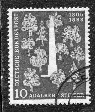 ФРГ. 150 лет Адальберта Штифтера, австрийского писателя и художника