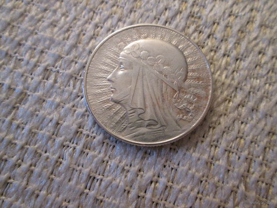 5 злотых  ,  Польша  ,   1933 г.