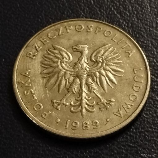 Польша 20 злотых 1989г.