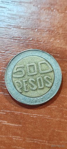 Колумбия 500 песос 2002