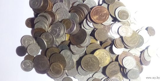 Сборный лот монет СССР . После реформы. Около 750 грамм