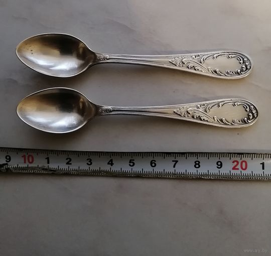 Ложечки кофейные мельхиор. Цена за 2