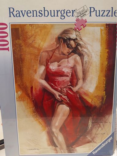 Паззл Равенсбургер Испанская танцовщица 1000 элементов +клей