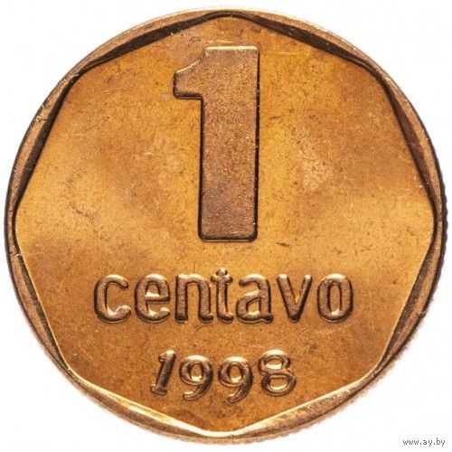 Аргентина 1 сентаво, 1998 UNC