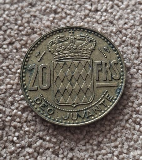 Монако 20 франков, 1950