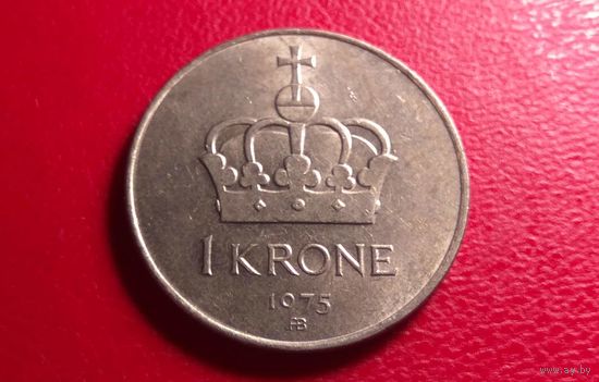 1 крона 1975. Норвегия. Не плохая!