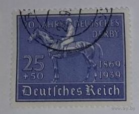 Германия\84м\Третий Рейх 1939.Мих.698 гаш. Лошади спорт