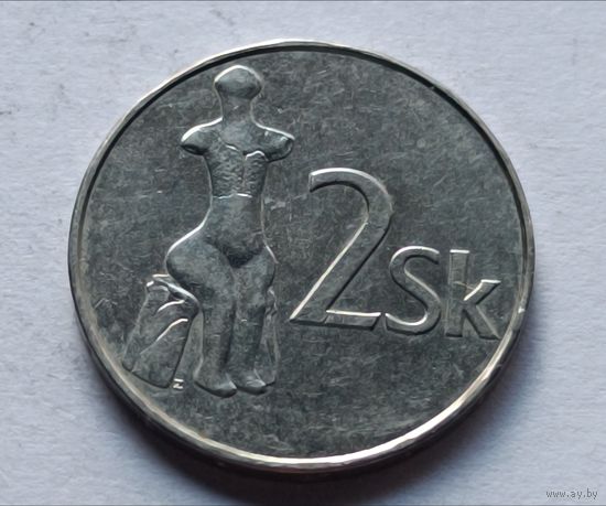 Словакия. 2 кроны 2007 года.