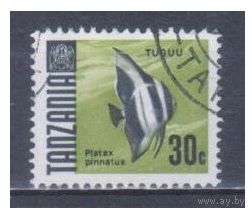 [1212] Танзания 1967. Фауна.Рыбы.30с. Гашеная марка.