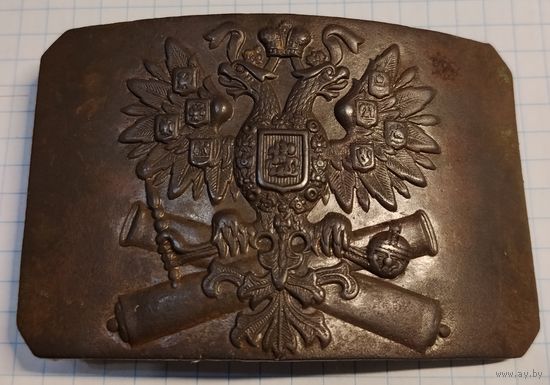 Пряжка РИ. Орёл на пушках. #2