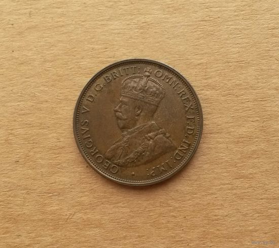 Джерси, 1/12 шиллинга (пенни) 1933 г., Георг V (1910-1936)