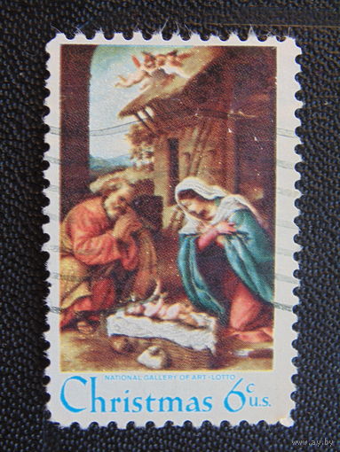 США 1970 г. Рождество.