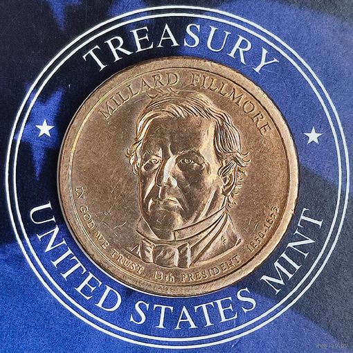 США 1 доллар 2010r  (P ). Президент США - Миллард Филлмор (1850-1853)