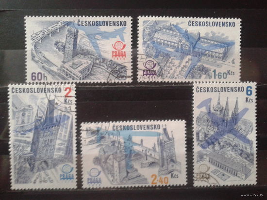 Чехословакия 1976 Авиапочта, фил. выставка
