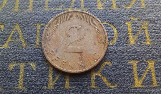 2 пфеннига 1975 (F) Германия ФРГ #03