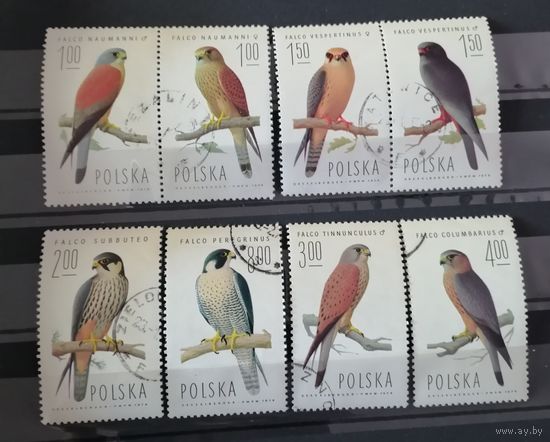 Польша 1974 птицы