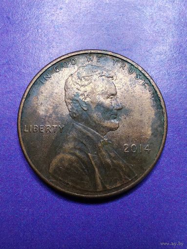 США 1 цент 2014