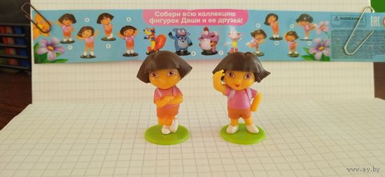 Коллекционные игрушки из шоколадных яиц nickelodeon Даша путешественница. 2