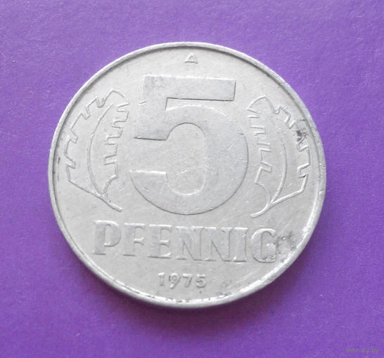 5 пфеннигов 1975 ГДР #03